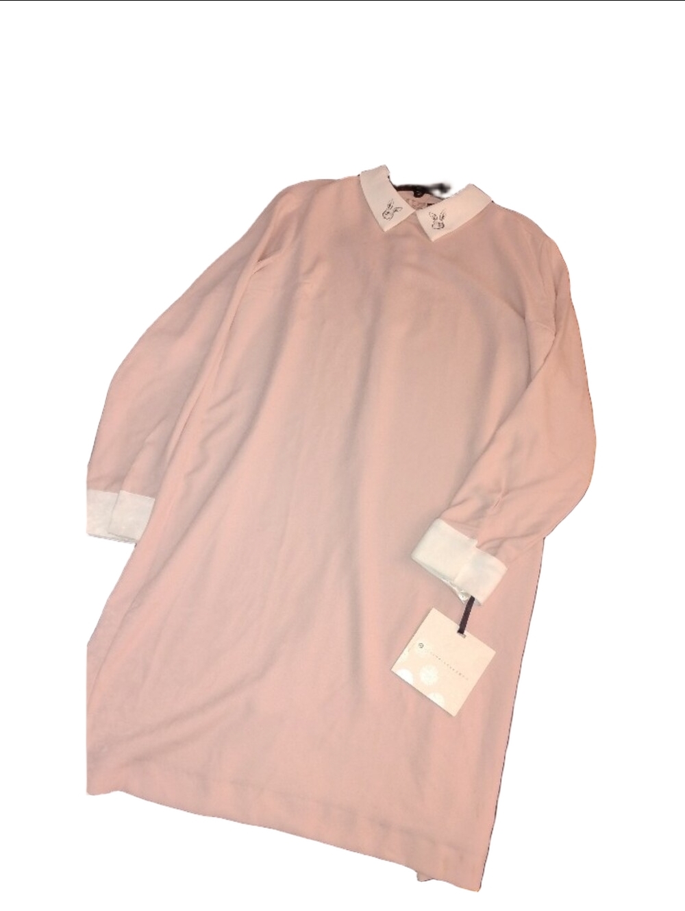 Victoria Beckham for Target Blush Pink Collared Dress. XL. NWT